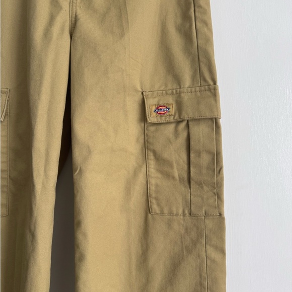 Dickies Wide Leg Tan Cargo Pants - Picture 2 of 7